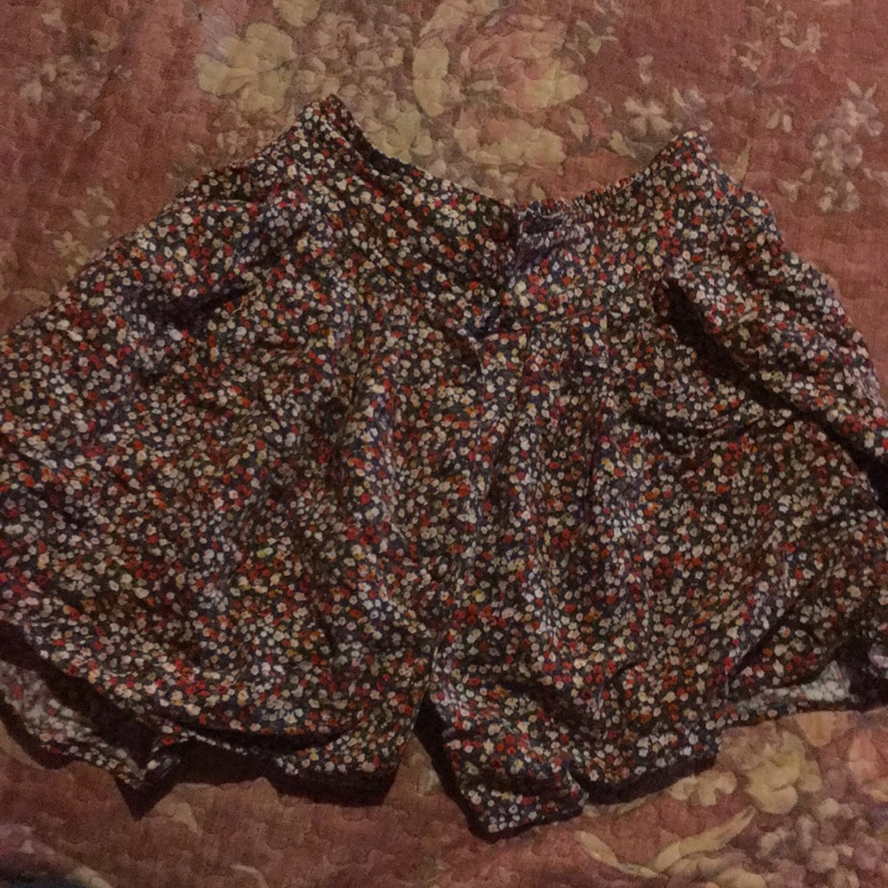 Floral high waist skirt